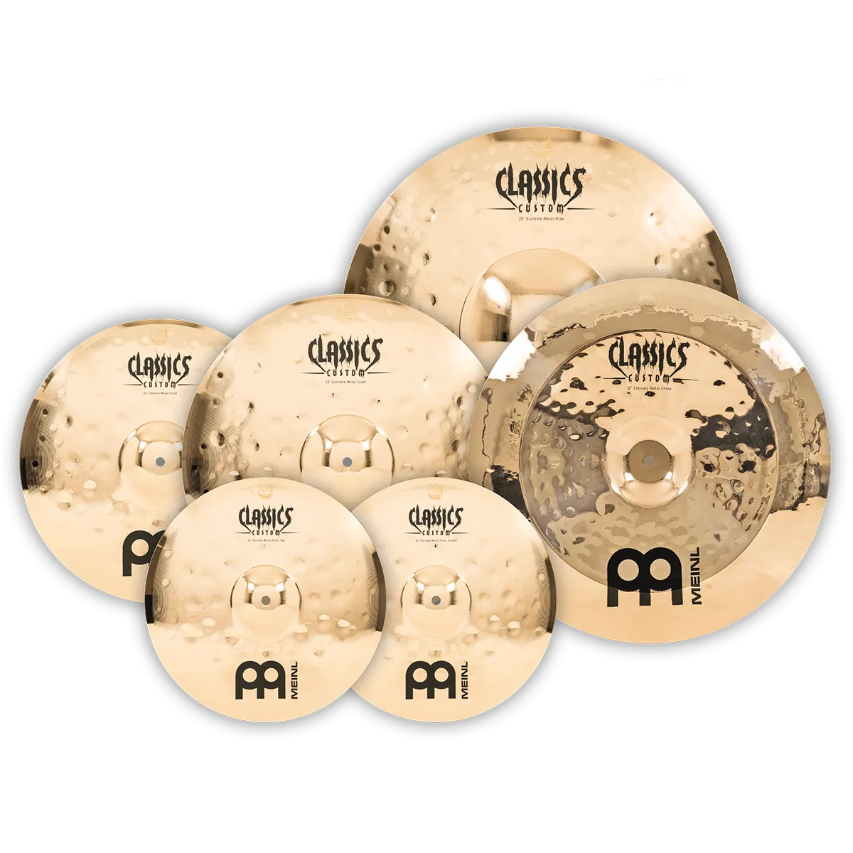 MEINL Classics Custom  MEINL Classics Custom Extreme Metal Expanded Pack 5pcs