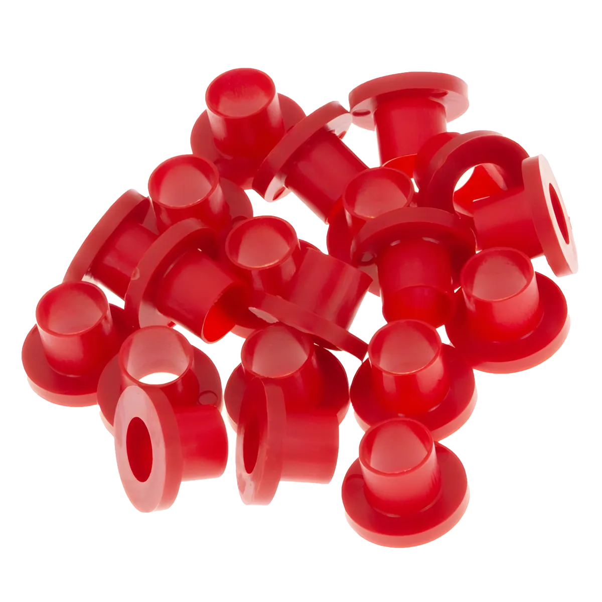 Rondelle Danmar Nylon - Red - 100Pcs