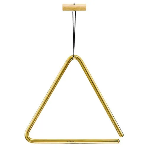 Triangle Meinl Laiton Massif 20Cm + Cordelette Et Poignee Bois