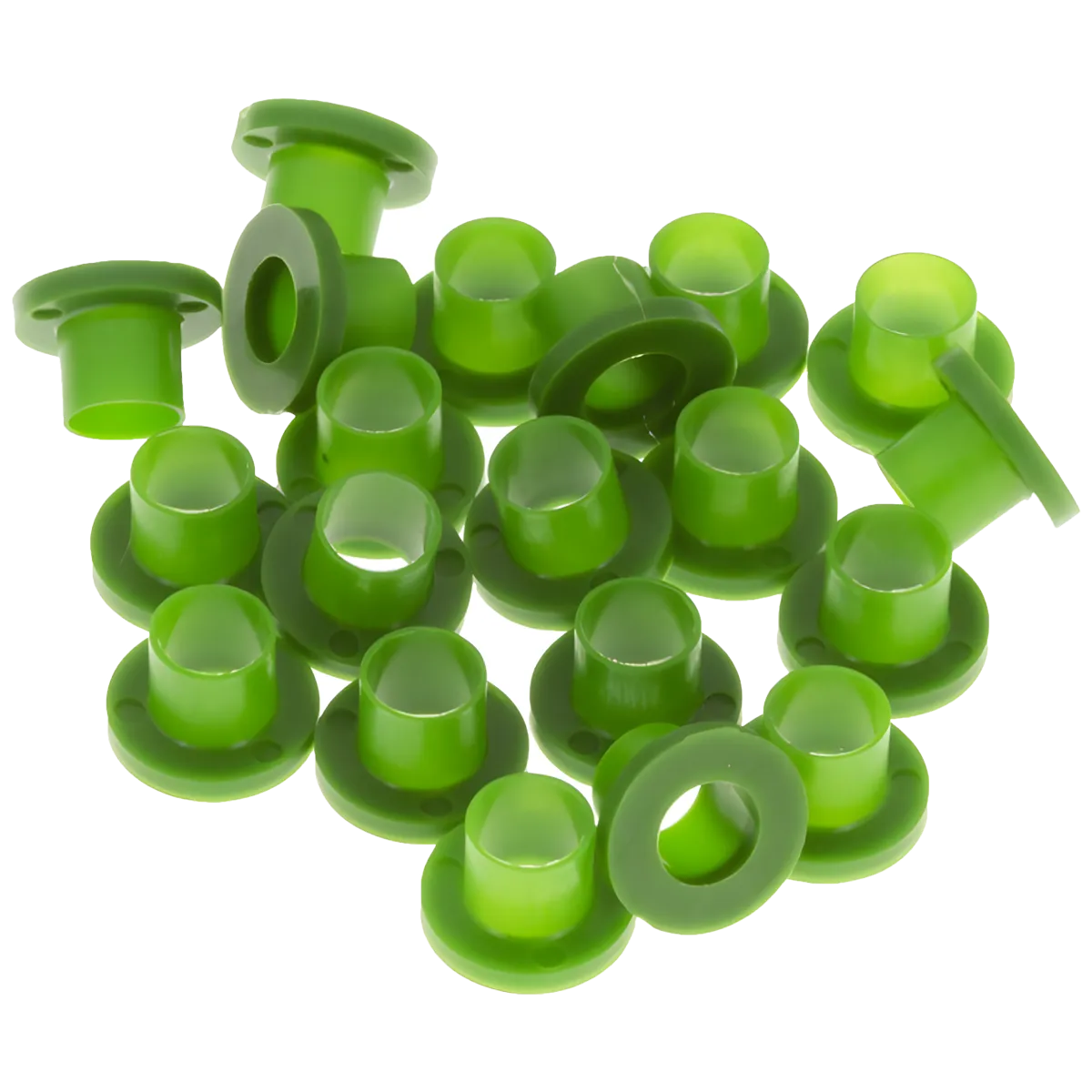 Rondelle Danmar Nylon - Green - 50Pcs