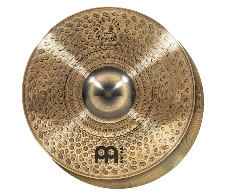 MEINL Pure Alloy Custom 14" Medium Thin Hit-hat