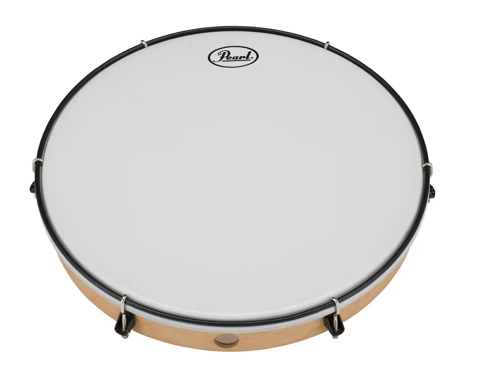Tambourin Pearl 14" Accordable - Peau Sablee - Bois