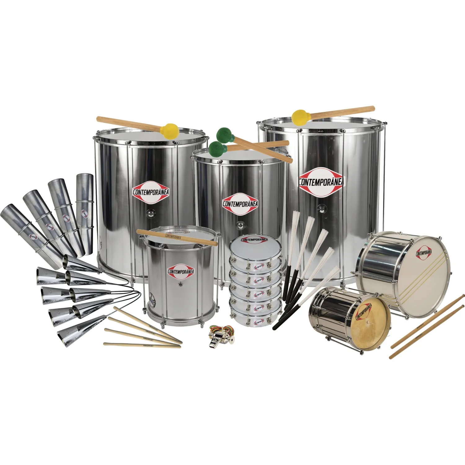 Pack Percussions Contemporanea Pro Samba - 21 Pieces