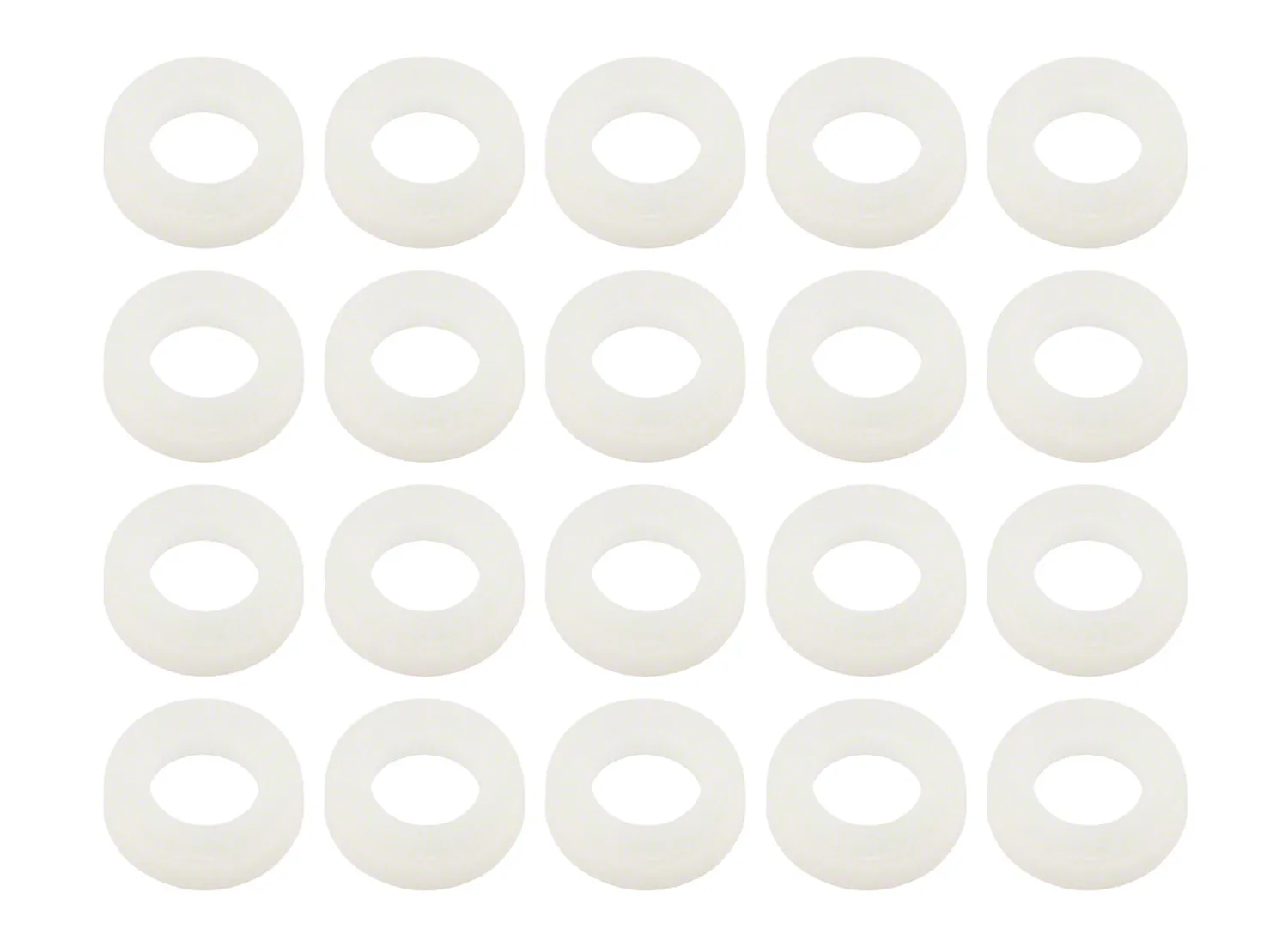 Rondelle Sparedrum Nylon - White (X20)