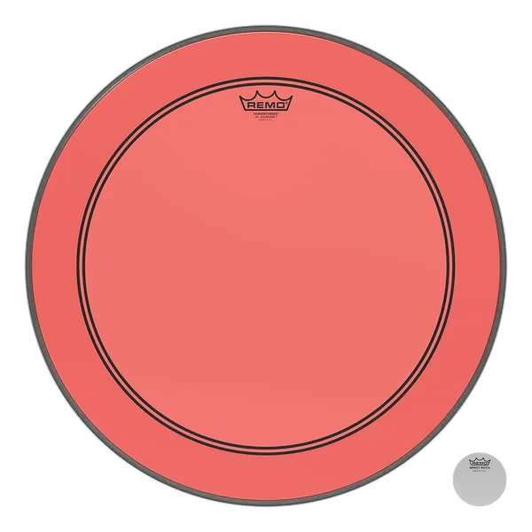 REMO Colortone 22" Powerstroke 3 Bass Red