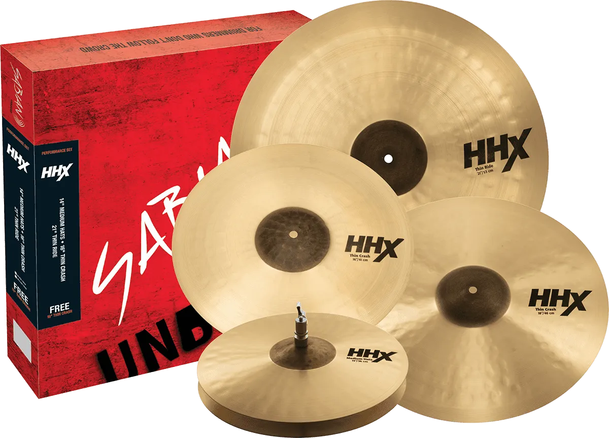 SABIAN HHX Performance Pack 4pcs
