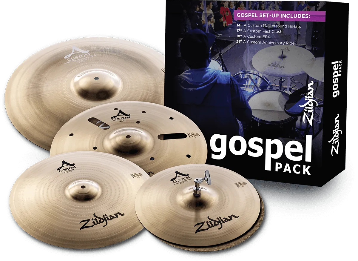 ZILDJIAN A Custom Gospel Pack 4pcs