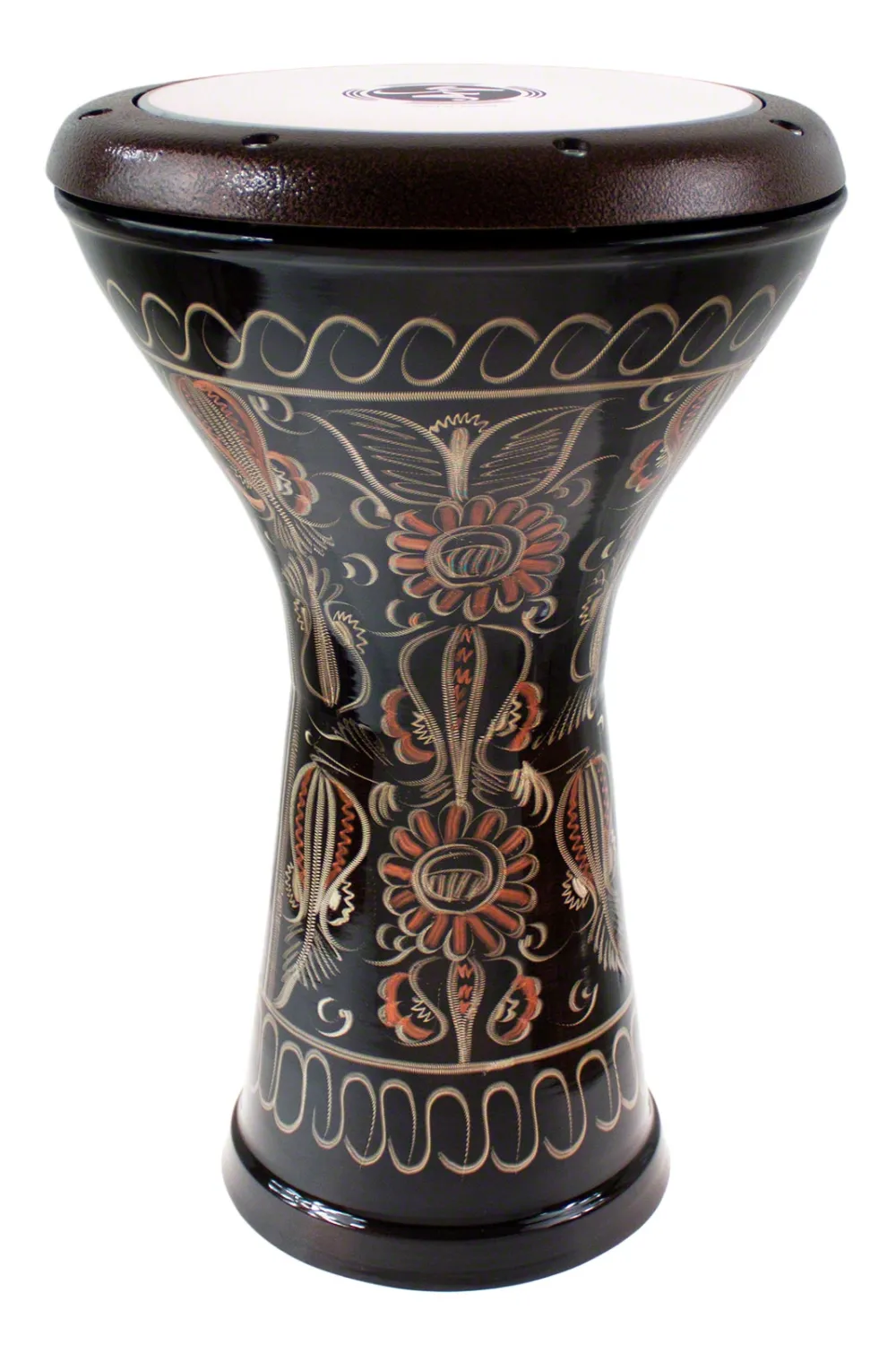 Darbouka Sawt El Ahram Egypte Cuivre Grave - Noir