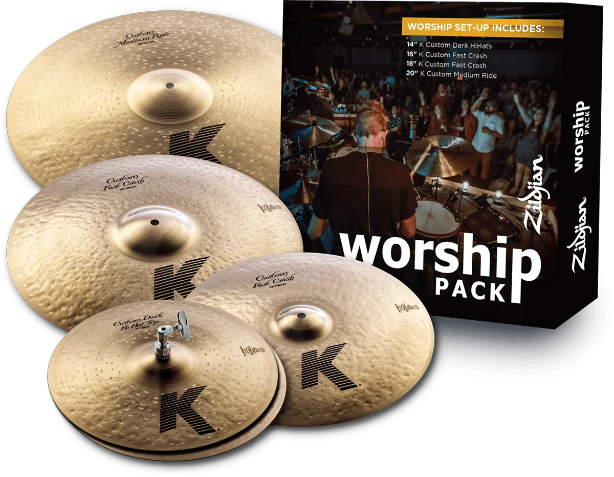 ZILDJIAN K Custom Worship Pack 4pcs