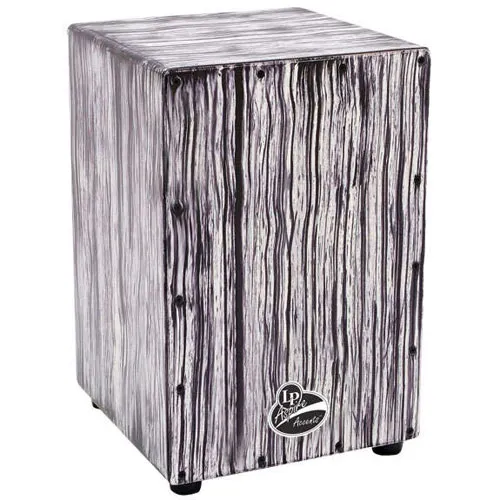 LATIN PERCUSSION LPA1332WS Cajon Aspire Accents White Streak 