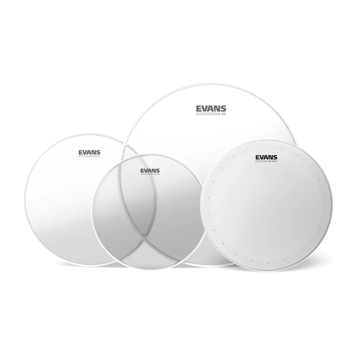 EVANS Pack G2 Clear 10"/12"/14" + HD Dry 14"