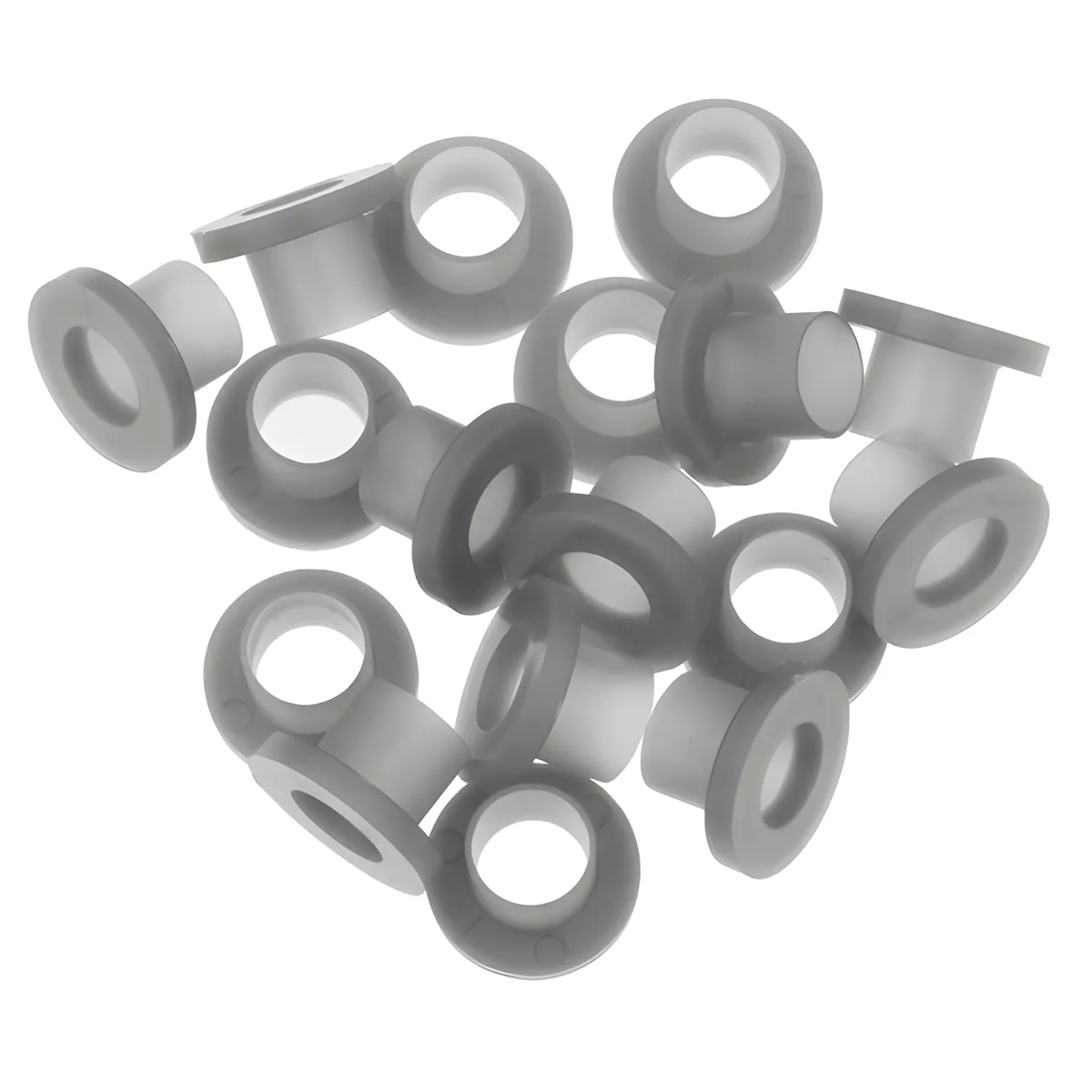 Rondelle Danmar Nylon - Gris - 20Pcs