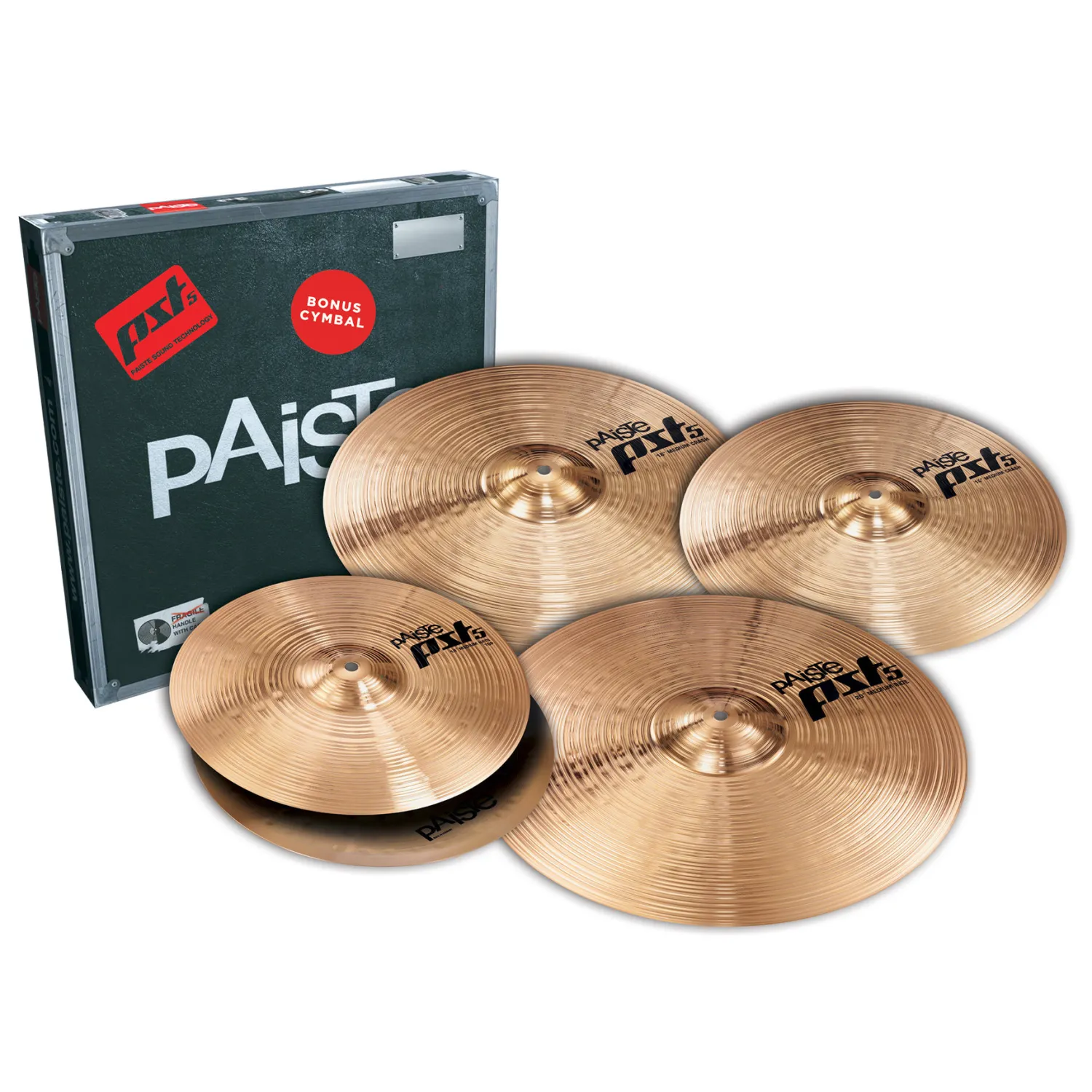 PAISTE PST5 Universal Set Pack 4pcs 14"/16"/18"/20"
