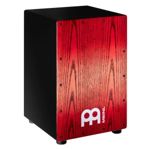 MEINL MCAJ100BK-TRF Cajon Headliner Snare Cajon Tango Red Fade 