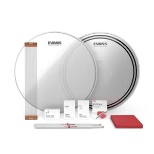 Pack Evans Tune Up Kit Ec Reverse Dot 14"