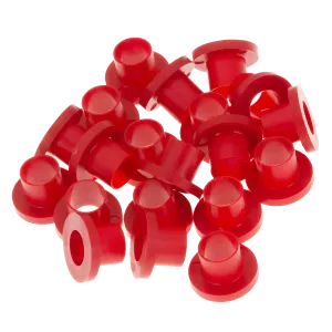 Rondelle Danmar Nylon - Red - 100Pcs