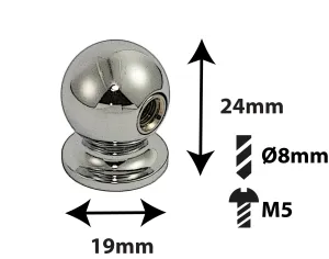 Coquille Spare Drum Tube Lug - Simple Tirant - Mono Point