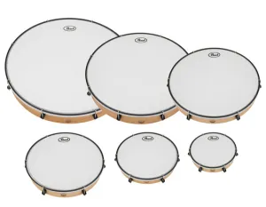 Tambourin Pearl 14" Accordable - Peau Sablee - Bois