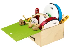 Pack Percussions Nino - 12Pcs + Coffre Bois
