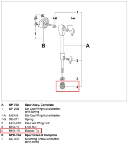 Caoutchouc Pearl P/ Sp20 (X2)