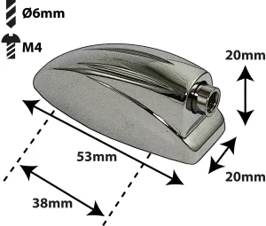 Coquille Sparedrum Tm/Caisse Claire/GC Entre-Axe = 38mm (X1) Black