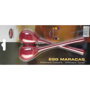 Shaker Stagg Egg Red - Manche Plastique- La Paire