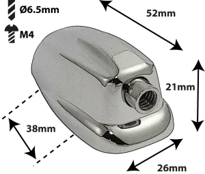 Coquille Sparedrum Tm/Caisse Claire Entre-Axe = 38mm (X1)