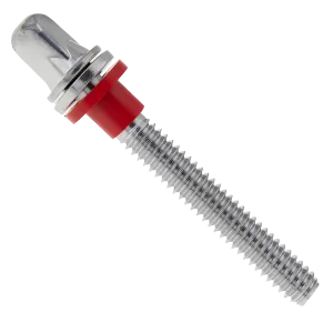 Rondelle Danmar Nylon - Red - 20Pcs