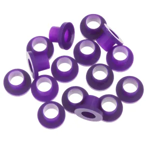 Rondelle Danmar Nylon - Violet - 50Pcs