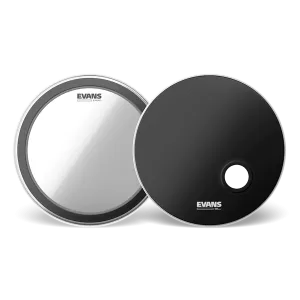 EVANS Pack EMAD 18" Bass Clear + EMAD 18" Bass Resonnant