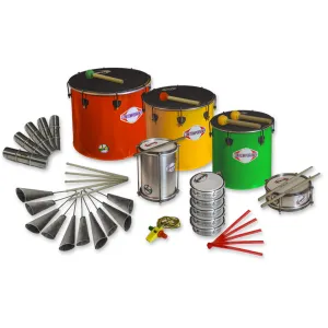Pack Percussions Contemporanea Nesting Samba - 21 Pieces