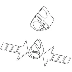 Tilter Cymb Pinchclip Black (X3)