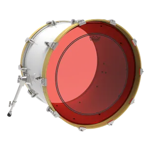 REMO Colortone 20" Powerstroke 3 Bass Red