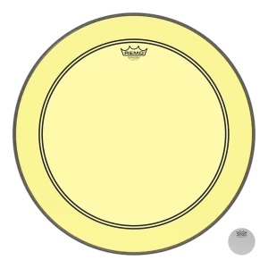 REMO Colortone 22" Powerstroke 3 Bass Yellow