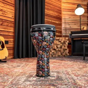 Djembe Meinl 12" Jumbo Synthetique - Day Of The Dead