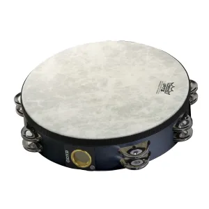 Tambourin Remo 10" Fiberskyn - 2 Rangs Black