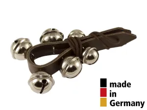 Grelots Rohema Ceinture Cuir - 6 Grelots