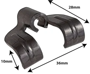 Crochet Spare Drum Dc26 - Cercle GC/Caisse Claire - 10mm - Black