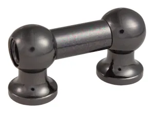 Coquille Spare Drum Tube Lug - Double Tirant - 25mm - Black