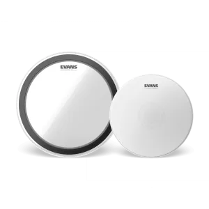 EVANS Pack EMAD Heavyweight Bass Clear + Heavyweight 14" Snare Coated