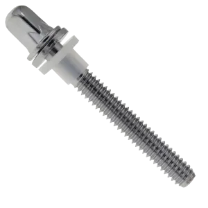 Rondelle Danmar Nylon - White - 20Pcs