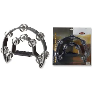 Tambourin Stagg - Double Demi Lune - 20 Cymb - Black