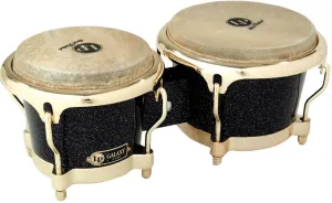Bongos LP 794X Galaxy Fiberglass - Black Holograme Sp - Gold