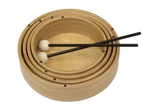 Set Toms Rohema De Couleur - 4Pcs + Baguettes (X2)