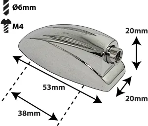 Coquille Sparedrum Tm/Caisse Claire/GC Entre-Axe = 38mm (X1)