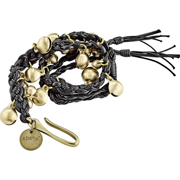 Produit Grelots Meinl Ajuch Bells Medium - Black/Rope Image