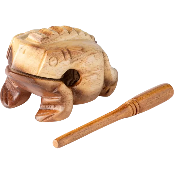 Produit Guiro Nino Grenouille Bois Naturel - Large Image