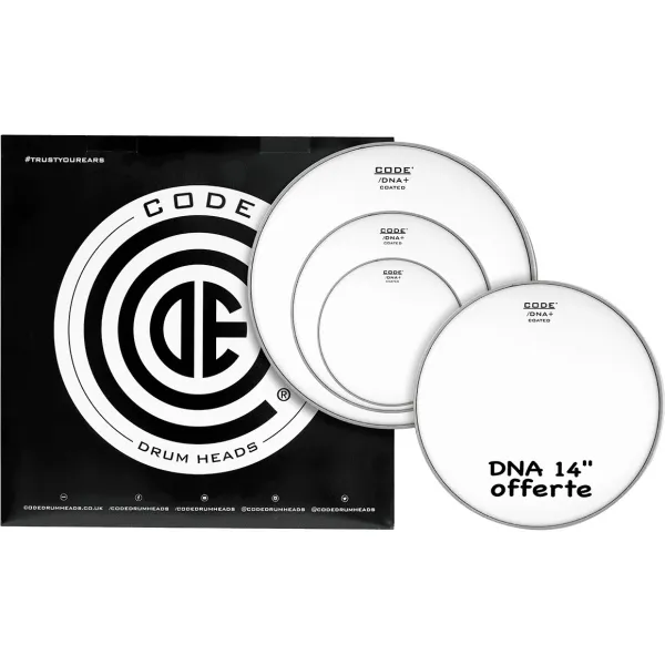 Produit Pack CODE Dna 10"/12"/14" Coated + Dna 14" Coated Image
