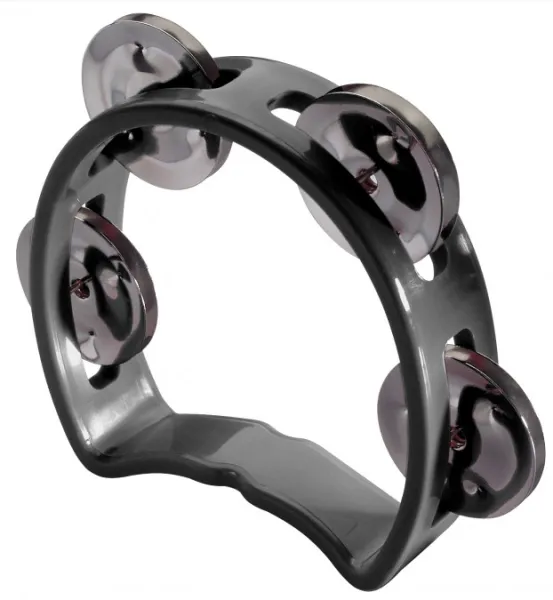 Produit Tambourin Stagg Mini - Demi Lune - 1 Rang - Black Image