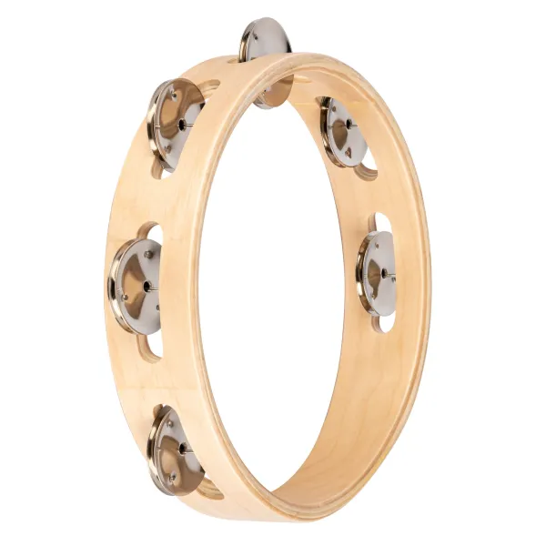 Produit Tambourin Nino 08" - 1 Rang - Natural Image